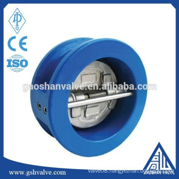 ductile cast iron double disc one way valve